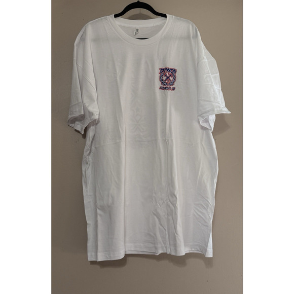 Dixxon Mens T Shirt Size 3X Short Sleeve White Red Blue Graphic Sturgis SD - Picture 2 of 8